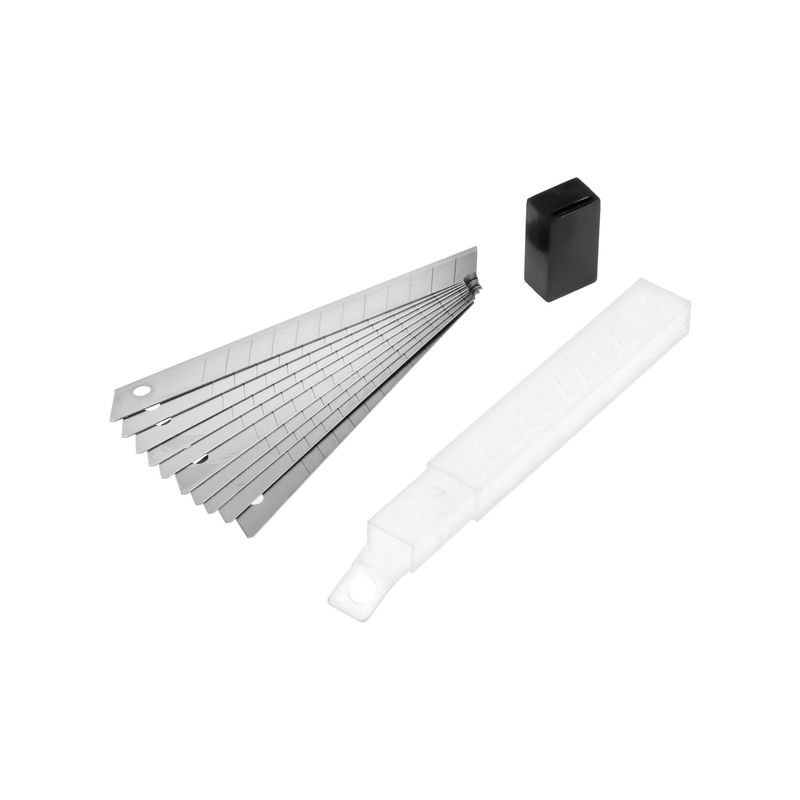   Лезвия запасные для ножа сегментные  9 мм, 10 шт/уп ТУНДРА 1414786 (10/600)