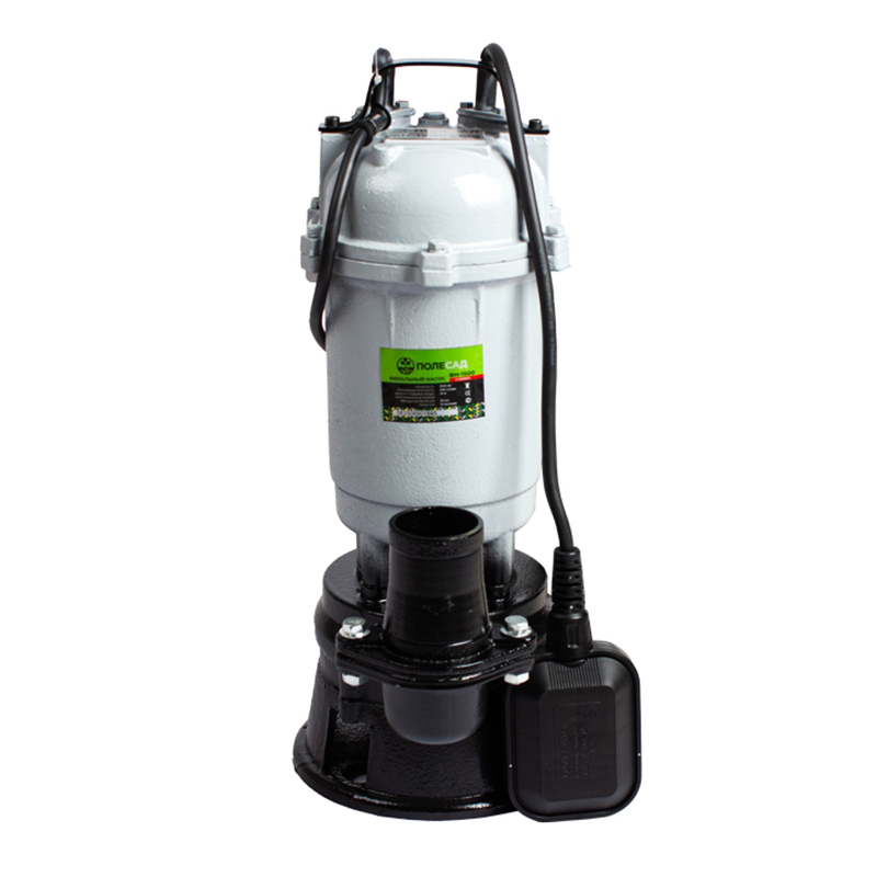 Фекальный насос ПОЛЕСАД ФН-1500 (1500Вт, макс произв.300л/мин,макс высота подъема 14м) (1/36)