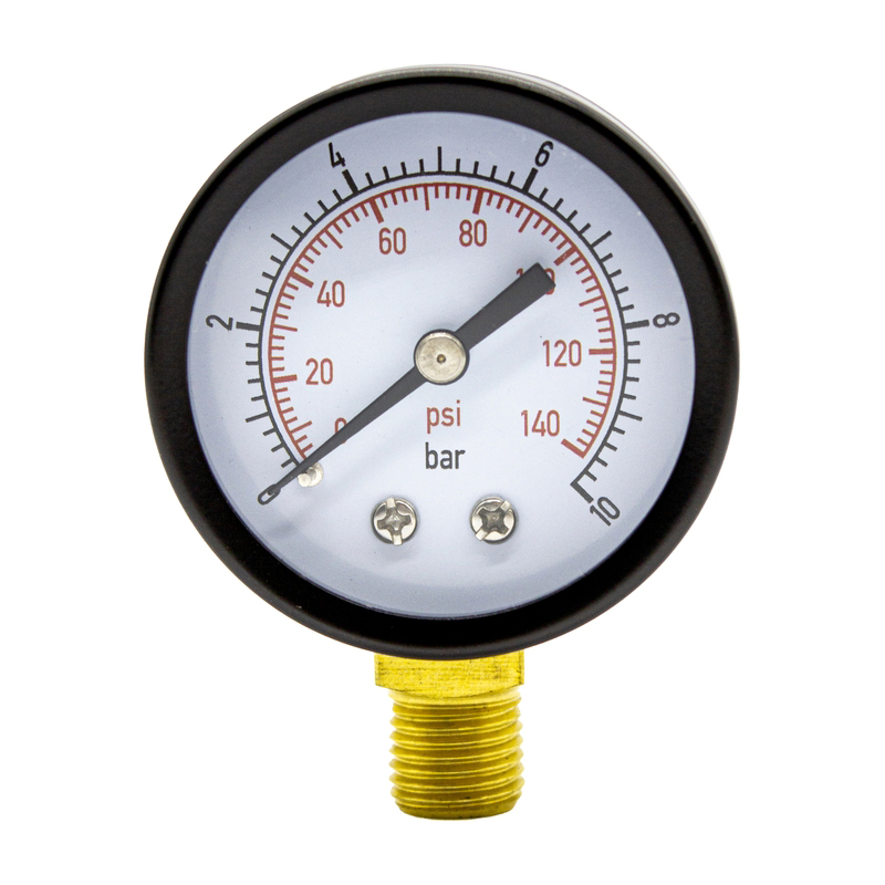 Манометр DAMENTO РАДИАЛЬНЫЙ, 1-10 бaр, 1/4" (1/200)