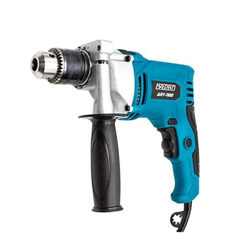  Дрель электрическая ударная  ВАРЯГ ДЭУ-1100 (1100Вт, 0-3000 об/мин, 0-48000 уд/мин) (1/5)