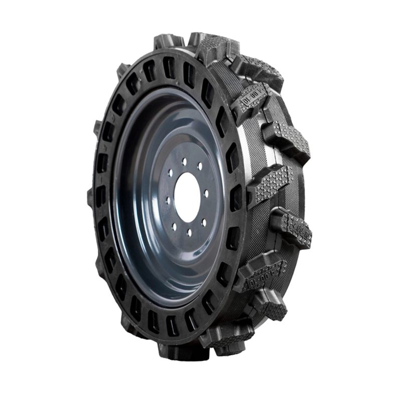 Колесо к МОТОБЛОКУ ЦЕЛЬНОЛИТОЕ 4.00-10 ПОЛЕСАД, диск 8 отверстий, цена за штуку (2/56)