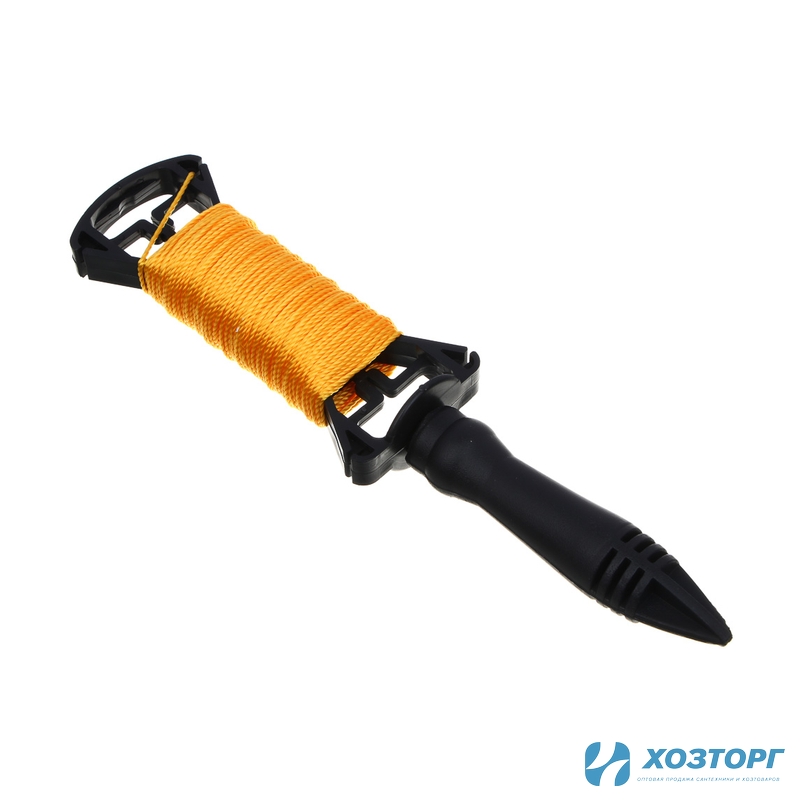 Шнур нейлоновый 30 м для строительный работ на катушке ЕРМАК 624-107 (15/150)