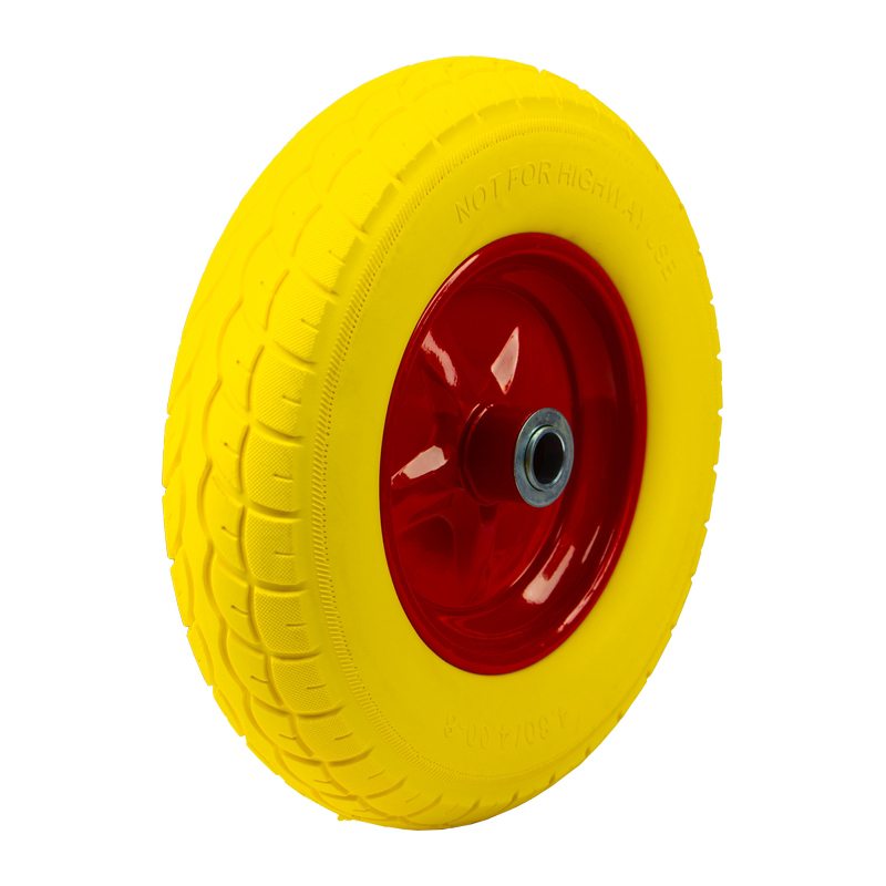 Колесо к тачке ПОЛИУРЕТАНОВОЕ  4.00-8 ,25мм СИЛАЧ (5/90)