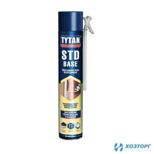 Пена монтажная TYTAN Professional STD BASE всесезонная 750 мл, 15874 (1/12)