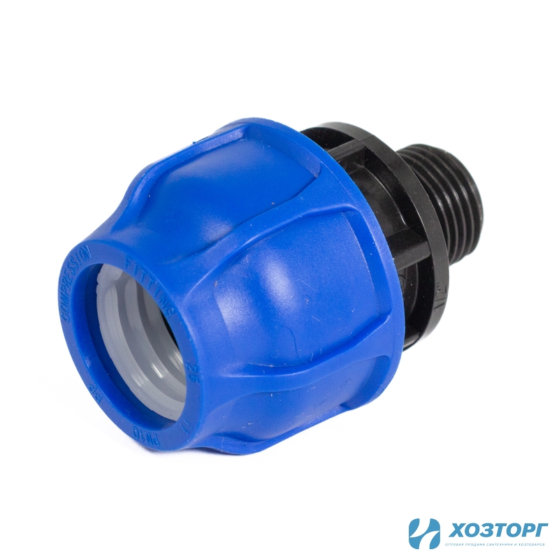 Муфта переходная 25х 1/2", наружная резьба ПНД DORON (20/480)