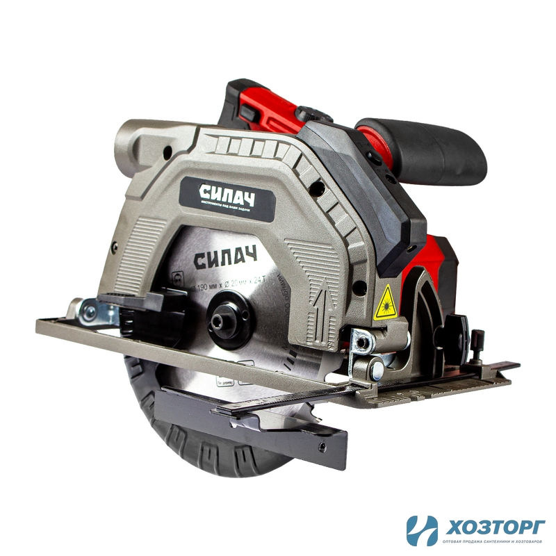 Пила дисковая СИЛАЧ ДП-190.1650П (1650Вт, 190/20мм, 2200-4700об/мин, угол 45) (1/4)