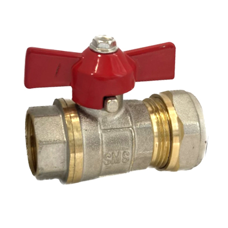 Кран шаровой д/металлопластика SMS 16х1/2" ц/г 8007 (15/150)