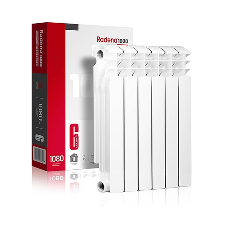 Радиатор биметаллический  CN-RA Radena CS 1000  500/100   4 секции 009010801-02 (1/1)