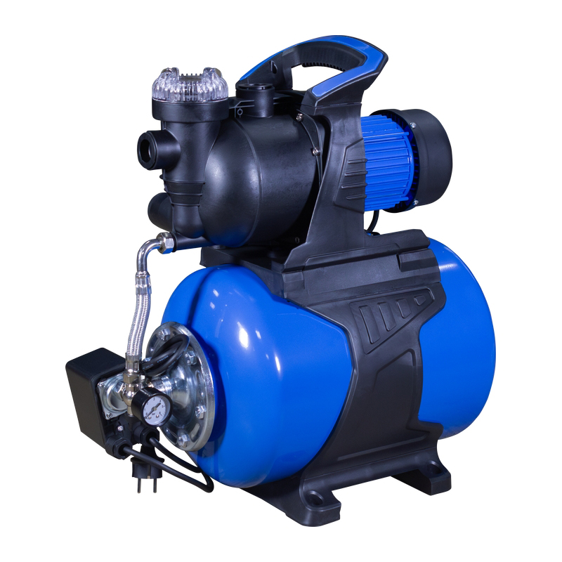   Станция автоматического водоснабжения  ВАРЯГ ЭКСПЕРТ НПП  800 Р - 24 (800Вт, пластик, напор 38м, производ. 45л/мин, подкл1") (1/10)