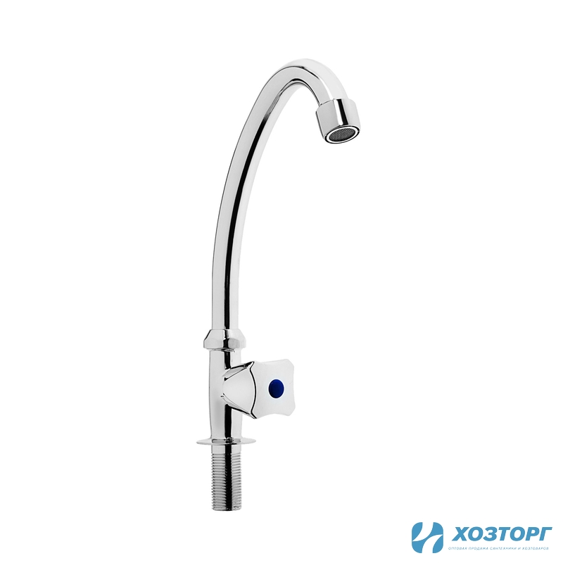 Кран моносмеситель (хром) 1/2" кран-букса латунь/керамика 5541239 (1/20)
