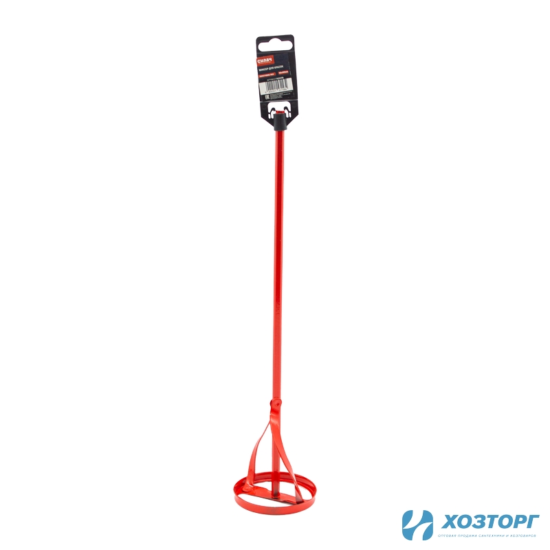 Миксер для перемешивания краски 80х400мм, хвостовик HEX, СИЛАЧ (1/40)