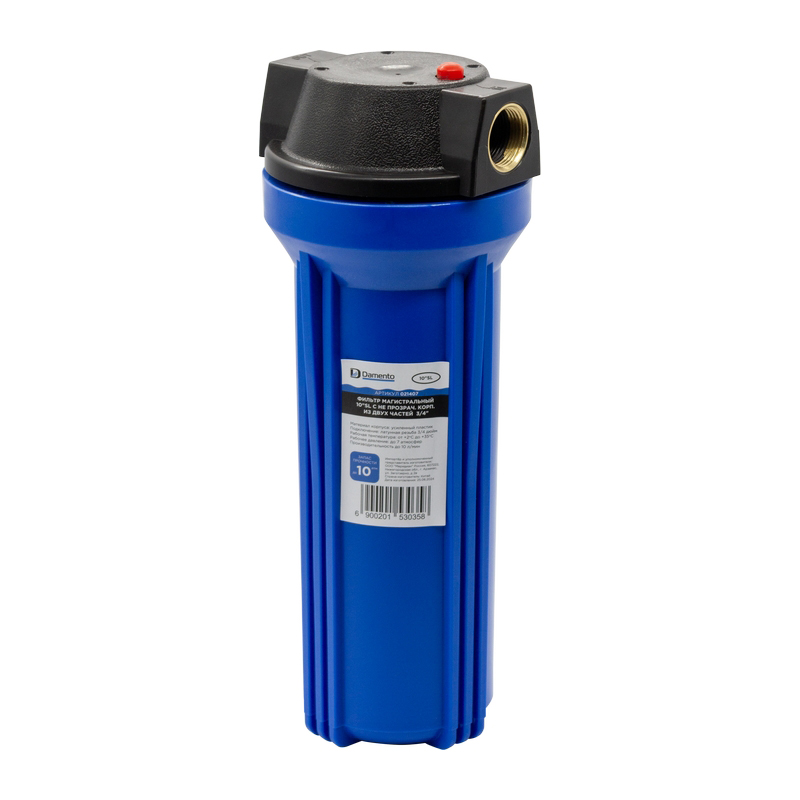  Фильтр магистральный Damento 10"SL не прозрач. корп. 3/4" (1/12)