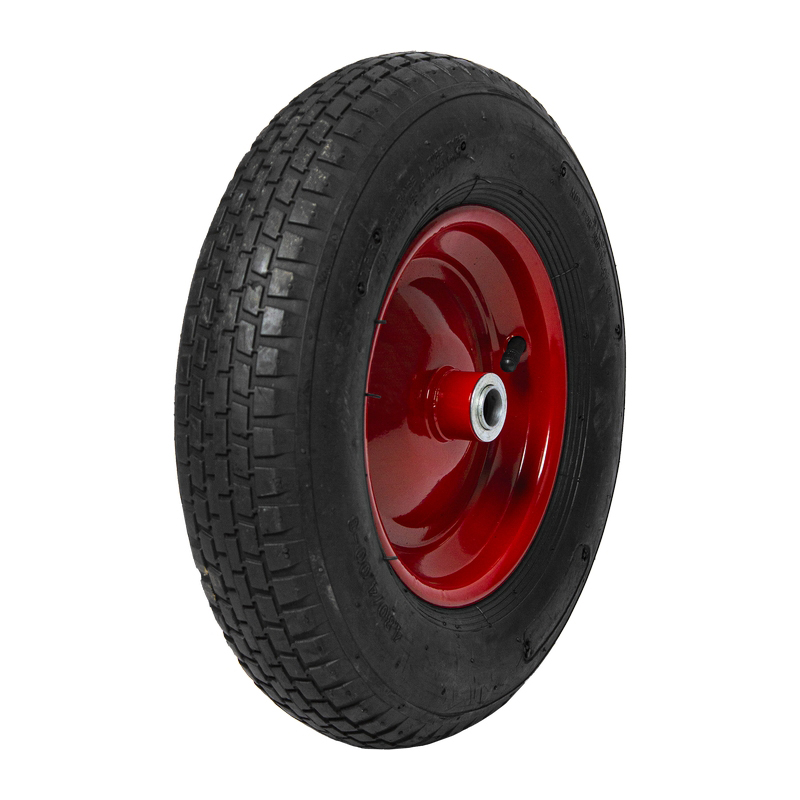 Колесо к тачке пневматическое PR 3001, 4.00-8,20мм СИЛАЧ (5/90)