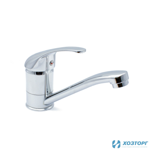 Смеситель  д/кухни DORON DС 2240, шаровый, хром, излив средний нос, п/ш (2/20)