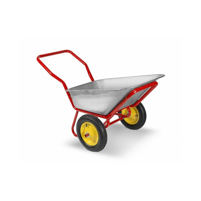   Тачка строительная ВАРЯГ-ТСт 110/2П, 2 колесная LUX П-образная ручка, Индивидуальная упаковка (1/6)