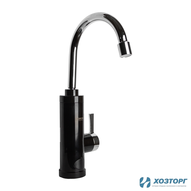 Кран-водонагреватель проточного типа черный 3000Вт нагрев. до 60С DORON HF-010D (1/10)