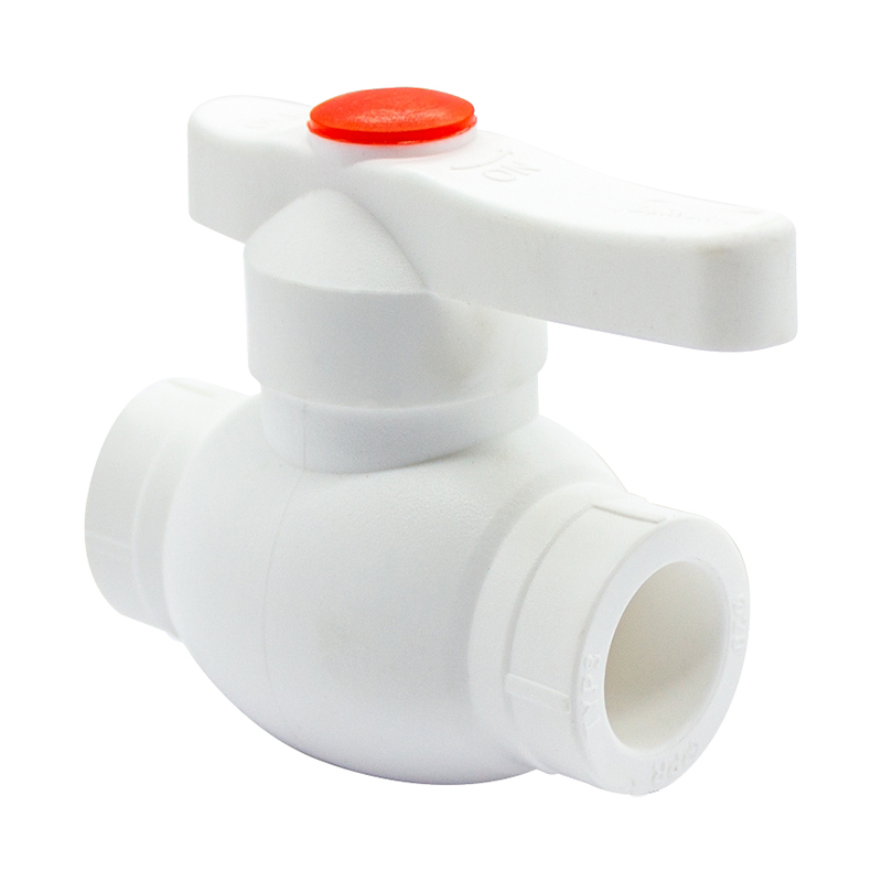 Кран шаровый 1v 20 Damento Standart (лат. шар)  белый (10/120)