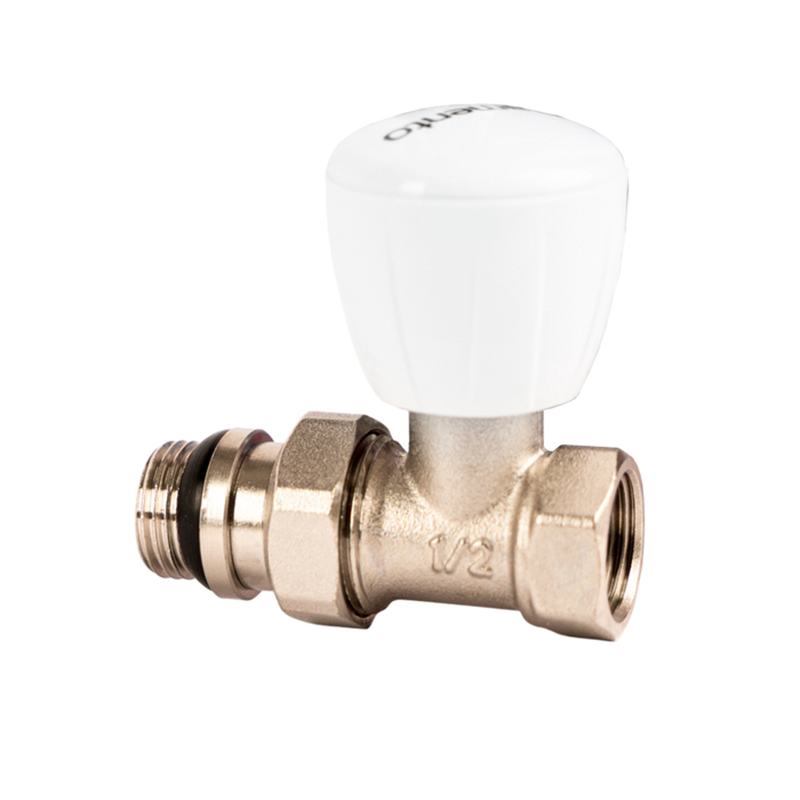 Вентиль ручной простой прямой 1/2" с уплотнительным кольцом В-Н Damento Clima  (5/40)