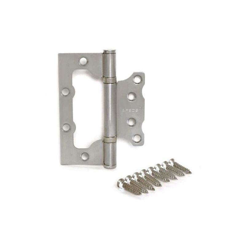    Петля накладная Apecs 100*75*2,5-B2-STEEL-NIS Мат. никель (цена за одну штуку) 00018045 (10/100)