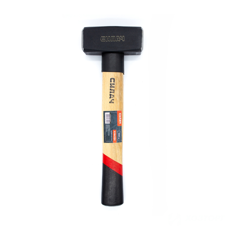Кувалда 1000гр. с деревянной ручкой СИЛАЧ (6/24)