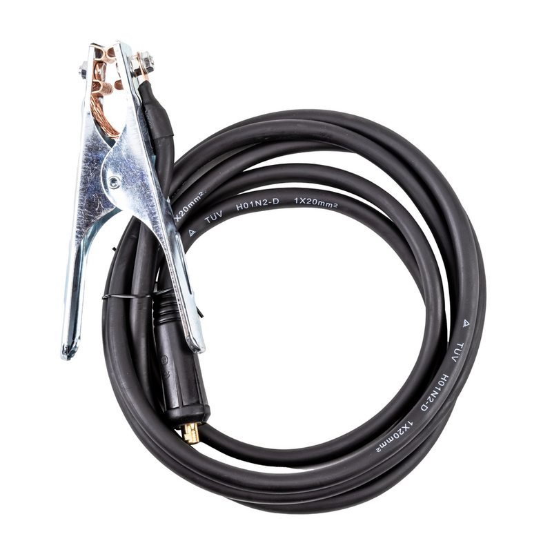 Комплект кабеля заземления в сборе (Клемма 300А_Вилка 10-25, сеч. 20 мм2), 3м (1/10)