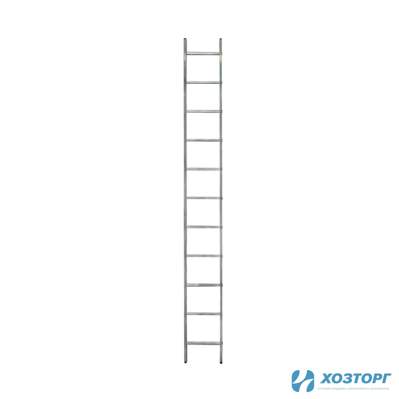 Лестница приставная односекционная 11 ступеней, СИЛАЧ 1*11, 3,13 м (1/5)