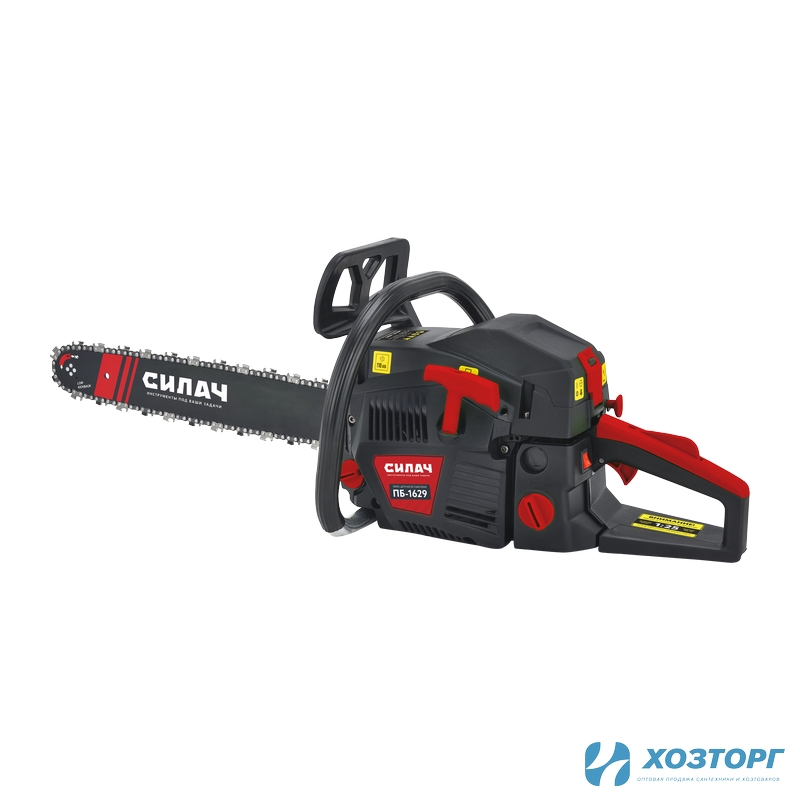  Пила бензиновая цепная СИЛАЧ ПБ-1629 2,1кВт/2,9лс,шина16"/40см,64зв (1/4)