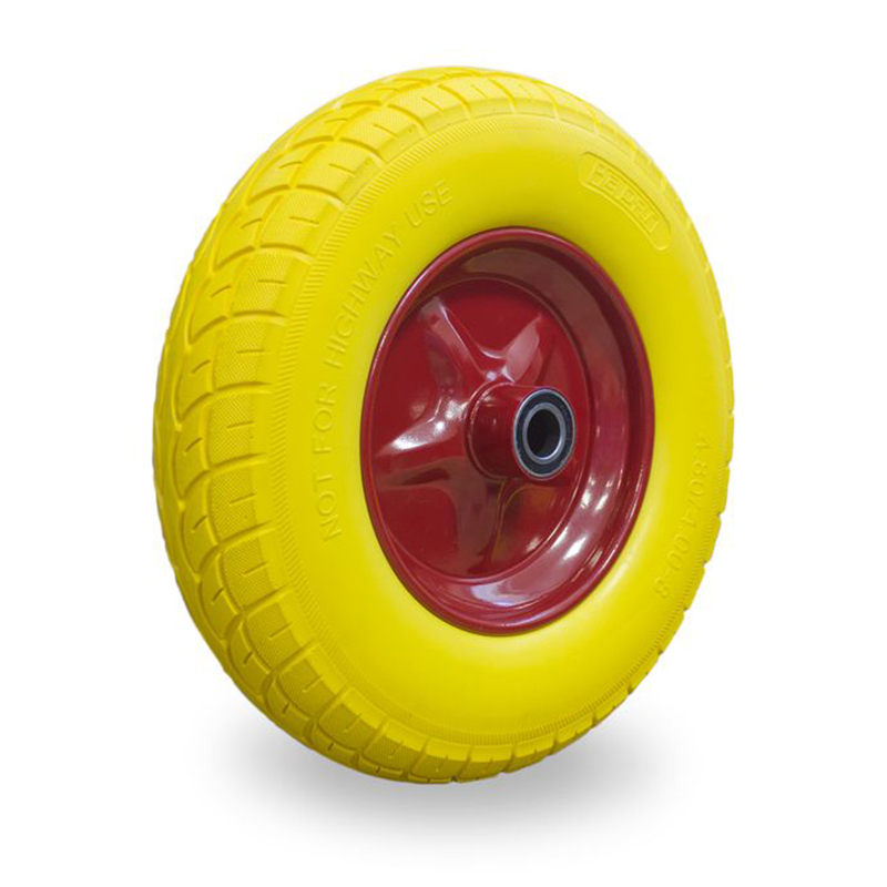  Колесо к тачке ПОЛИУРИТАНОВОЕ 4.00-8 ,25мм ВАРЯГ(1/5)