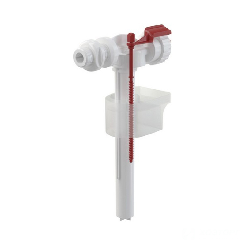    Клапан впускной механический, боковая подводка, пластик, 1/2", Alcaplast А150 Чехия 00722 (1/70)