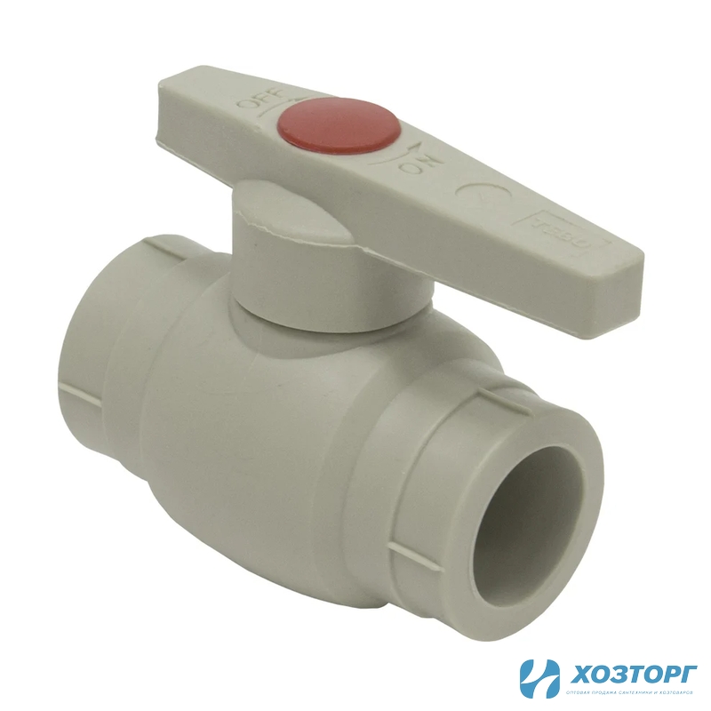 Кран шаровый  32 R-ТВ-ST СТАНДАРТ серый 016063003 (10/40)