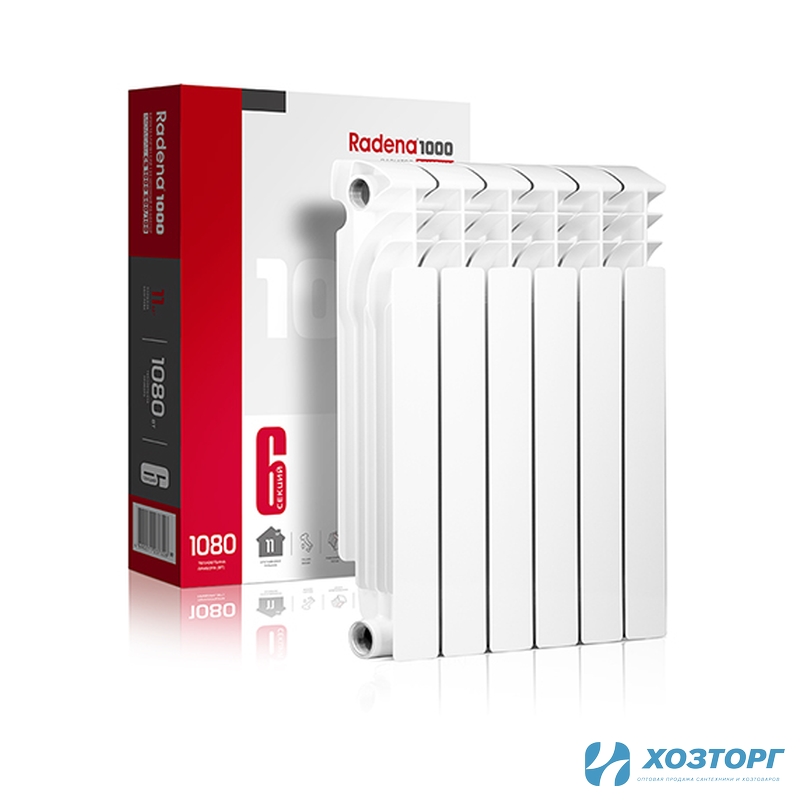 Радиатор биметаллический  CN-RA Radena CS 1000  500/100   6 секций 009010802-02 (1/1)