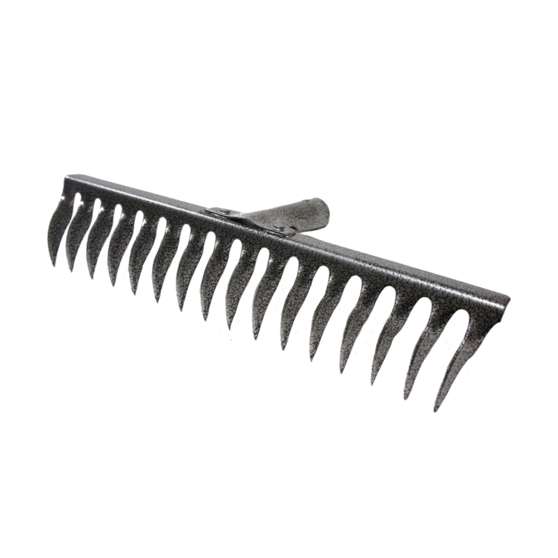 Грабли 16-зубые витые, РЕЛЬСОВАЯ СТАЛЬ, без черенка (1/24)