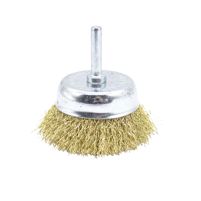 Щетка для дрели СИЛАЧ 65 мм, чашка, волнистая (1/100)