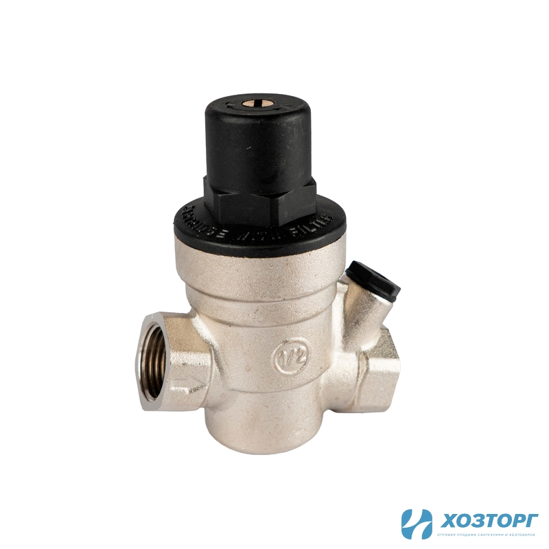 Регулятор давления мембранный 1-7 Бар 1/2" В-В под манометр Damento Clima (1/40)