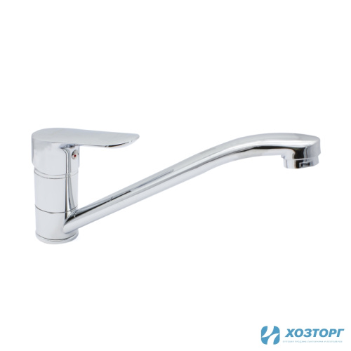 Смеситель  д/кухни DORON DС 2141, шаровый, хром, излив длинный нос, п/ш (1/10)