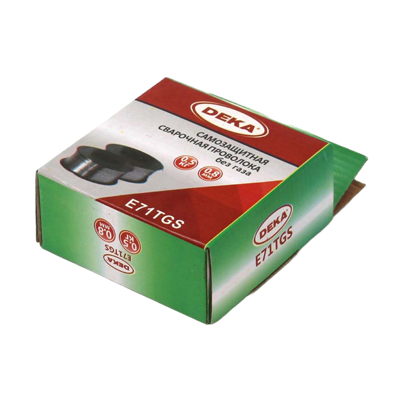 Порошковая сварочная проволока DEKA E-71T-GS 0,8 мм, 0,5кг (1/10)