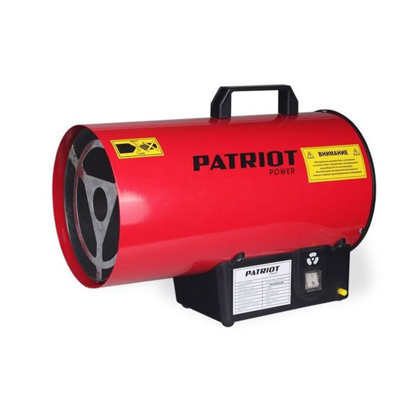    Газовая тепловая пушка PATRIOT GS 12. 12кВт, 320м/ч,пьезо поджиг,редуктор,шланг, 633445012 (1/1)