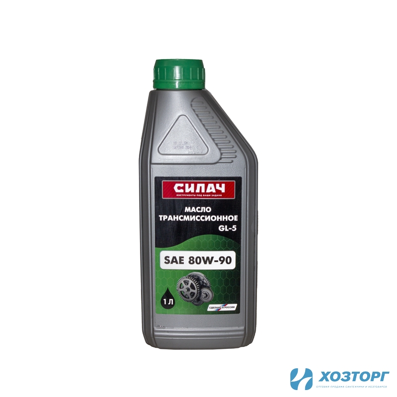 Масло трансмиссионное минеральное СИЛАЧ SAE 80W-90 API GL-5 , 1 литр (1/12)