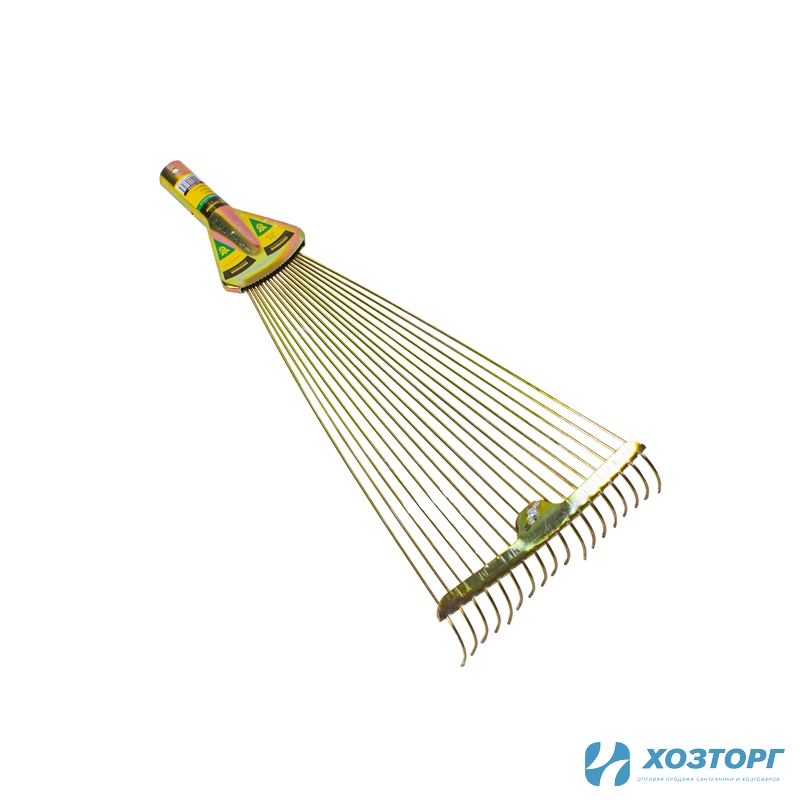 Грабли веерные GRASSMAN 18зубые раздвижные, углеродная  сталь 50x49см  (1/36)