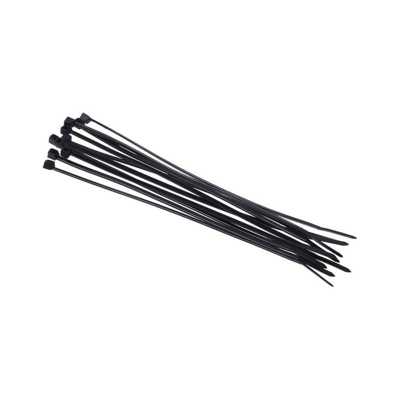 Хомут нейлоновый для стяжки 4,8*300±10мм, черный, 100шт/уп (1/100)