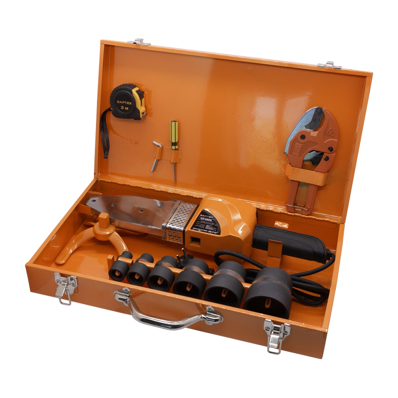 Сварочный аппарат полипропиленовый ВАРТЕХ СП-2500 (2500Вт, Насадки 20,25,32,40,50,63) (1/5)