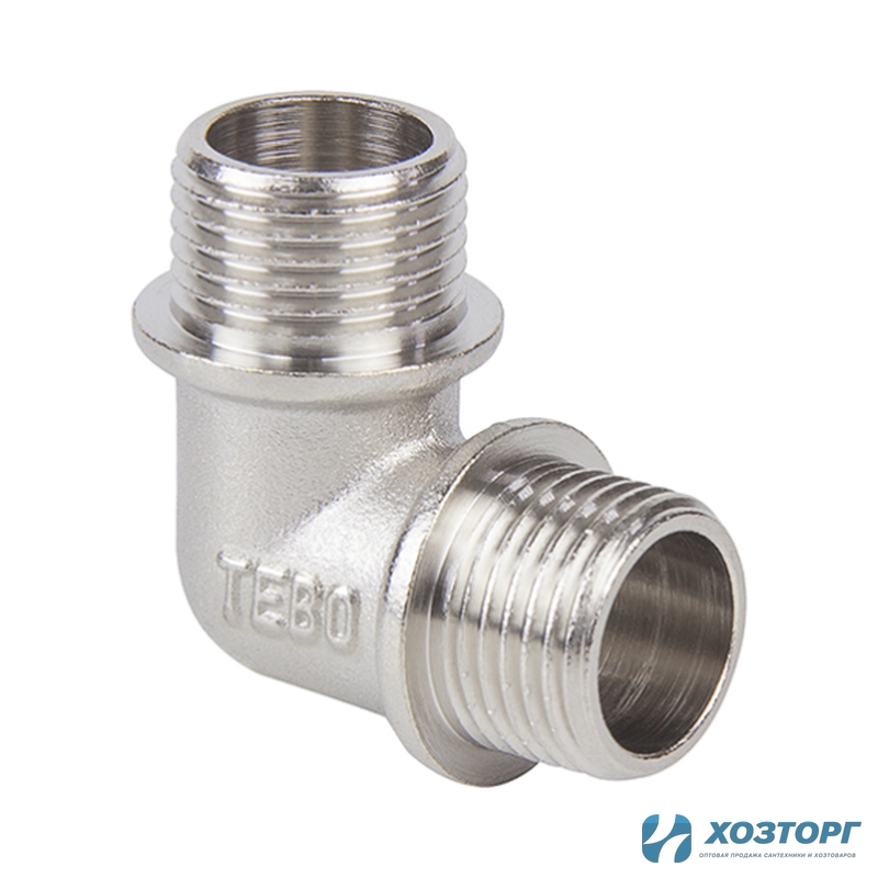 Угольник 20 (3/4") наружная резьба TEBO (8/144)