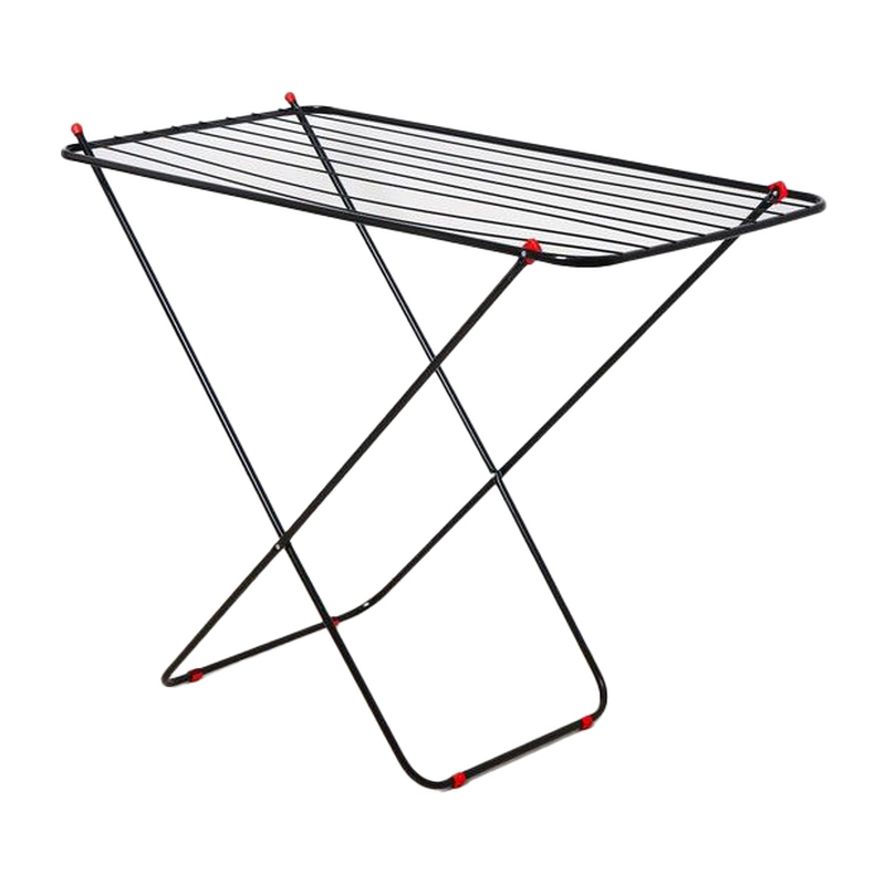Сушилка для белья напольная, низкая, рогатка, крылья нет,"Simple Black 10 м"  SD041-2B (1/8)