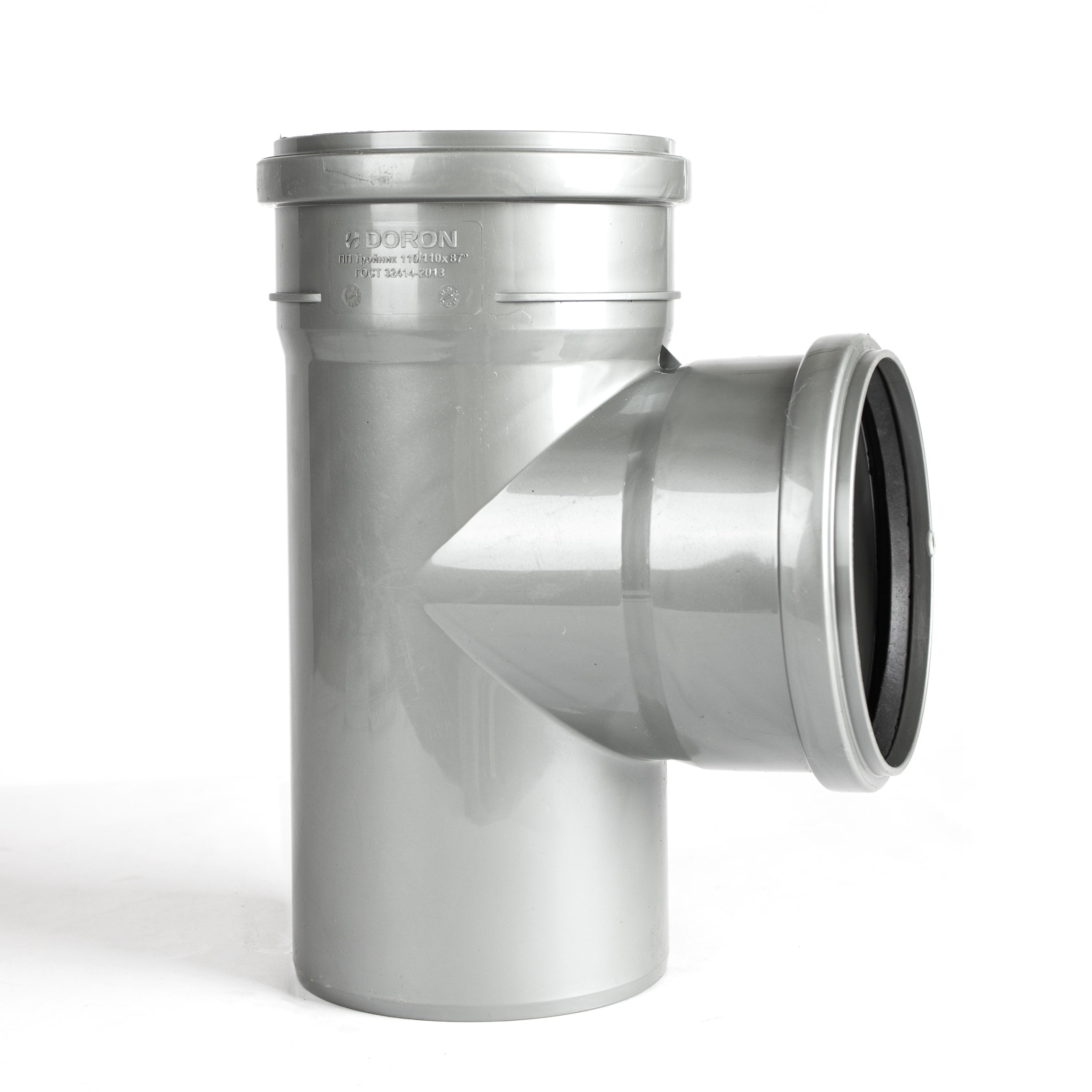 Тройник канализационный 110х110х90° DORON (1/25)
