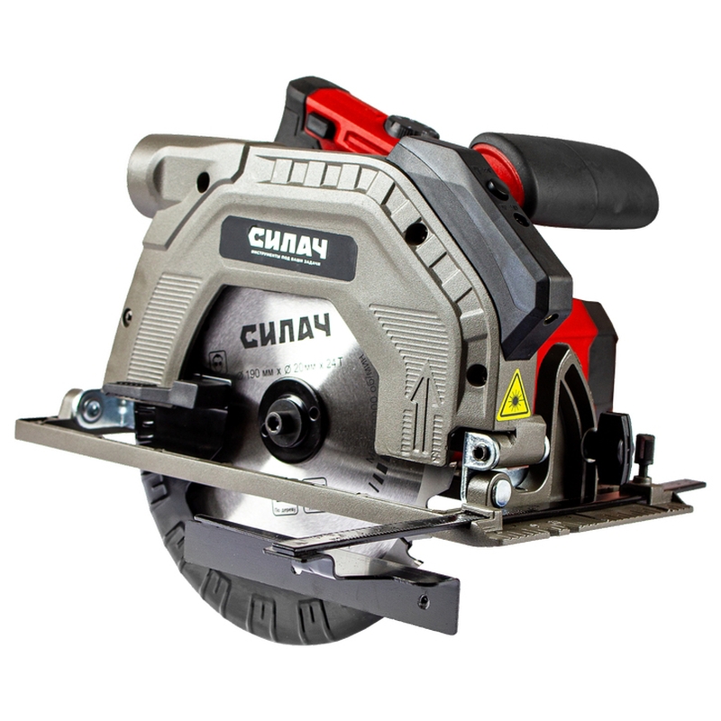Пила дисковая СИЛАЧ ДП-190.1650П (1650Вт, 190/20мм, 2200-4700об/мин, угол 45) (1/4)