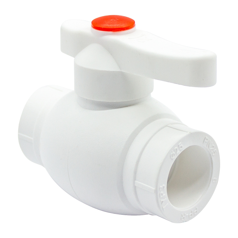 Кран шаровый 1v 25 Damento Standart (лат. шар) белый (10/90)