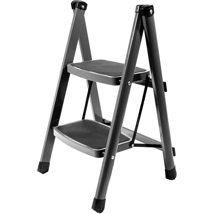 Лестница-стремянка ПОЛЕСАД Стандарт 2-х ступенчатая с широкими антискользящими ступенями (1/1)