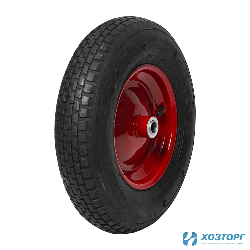 Колесо к тачке пневматическое PR 3001, 4.00-8,20мм СИЛАЧ (5/90)