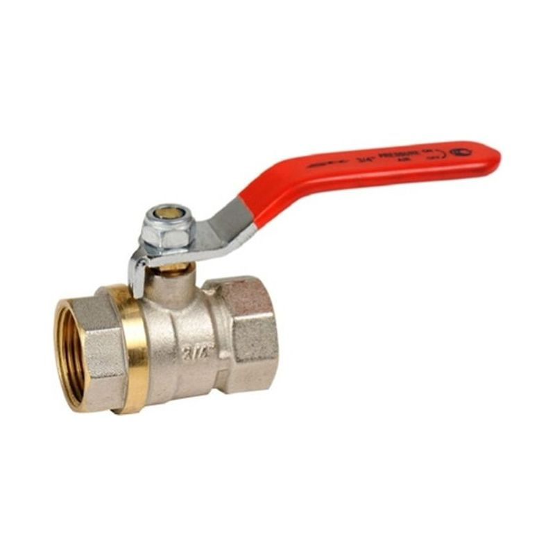 Кран шаровой STT  3/4 В-В ручка гайка-гайка 120 АС (10/100)