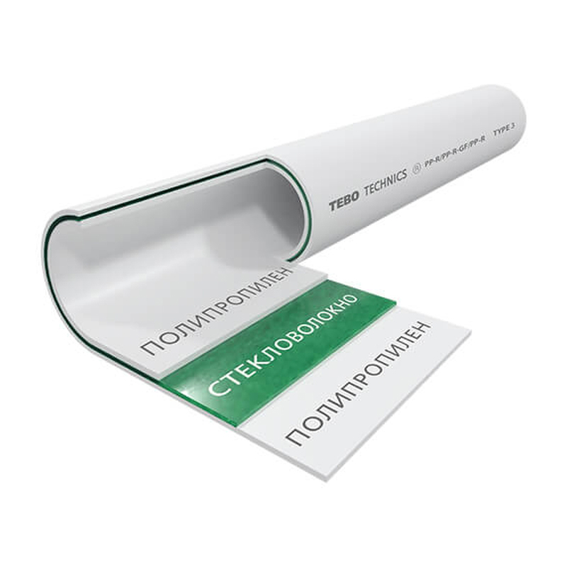 Труба PN20/40 х 5,5 SDR7.4 (стекловолокно) ТВ серая 031010505 (4/20)